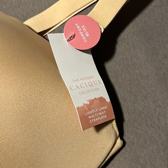 Cacique Comfort Bliss Lightly Lined Multi-way Strapless Bra - Picture 2 of 4
